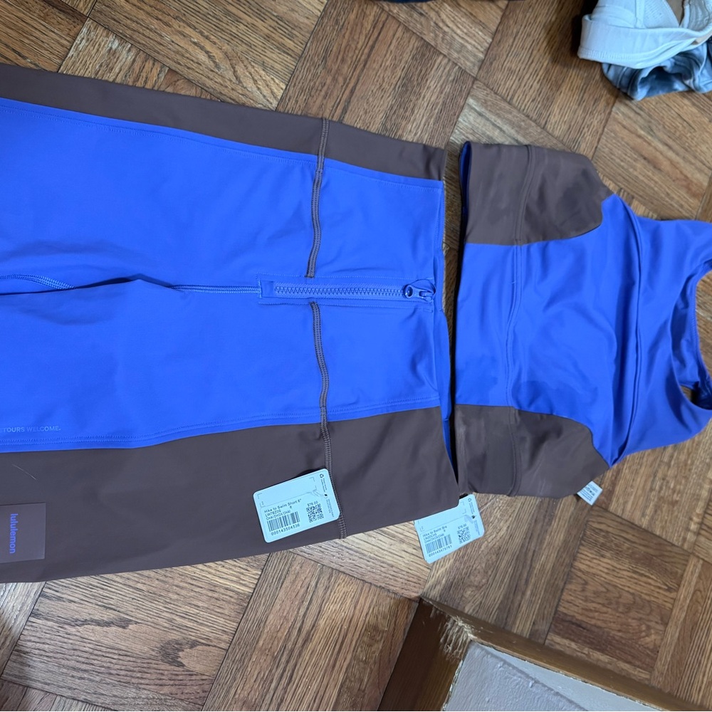 Lululemon Athletica Purple and Brown Shorts